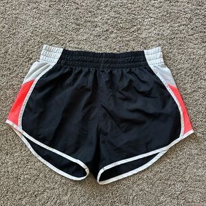 ZONE PRO Black & Orange Women’s Athletic Shorts